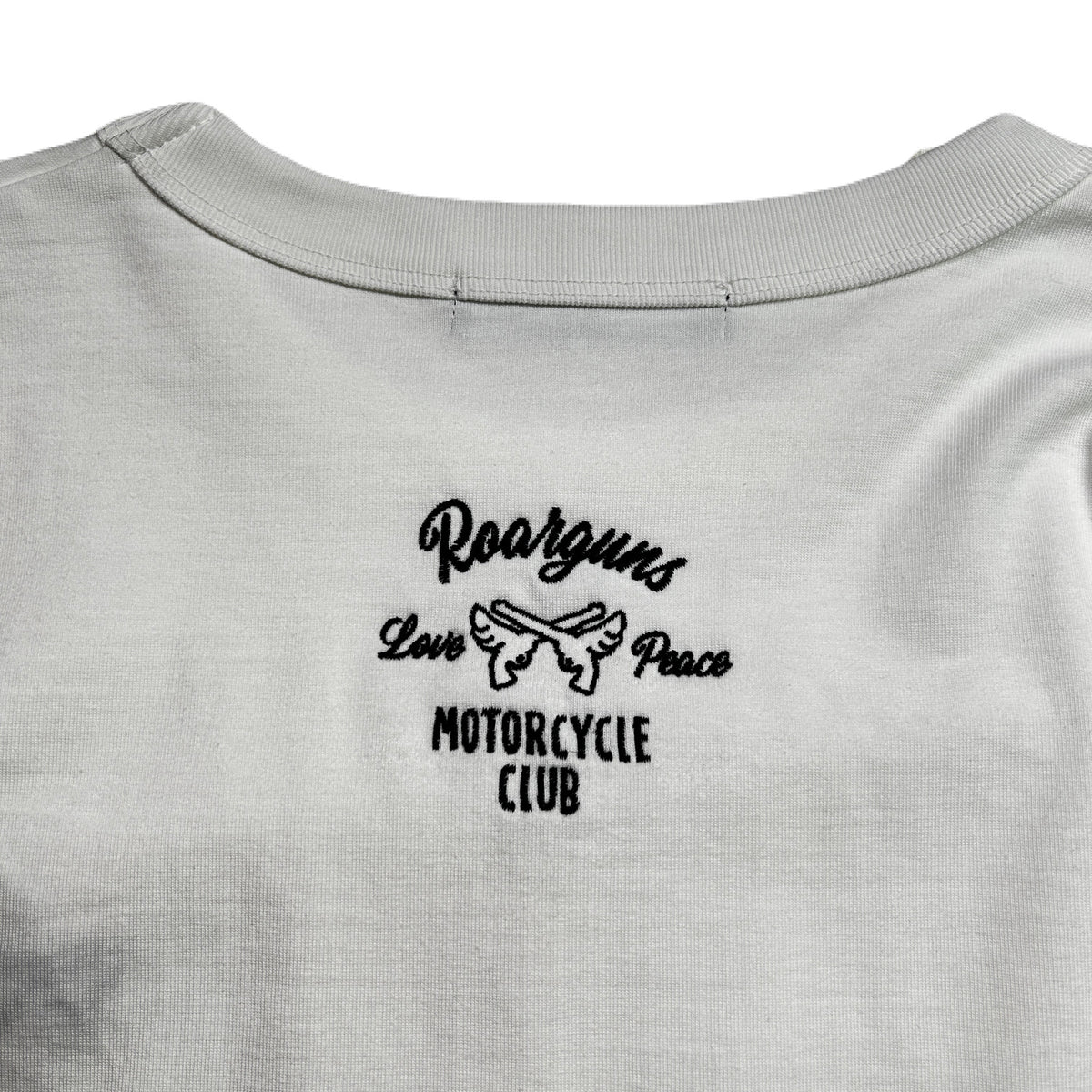 WING CROSSGUN MOTORCYCLECLUB L/S T-SHIRT / WHITE