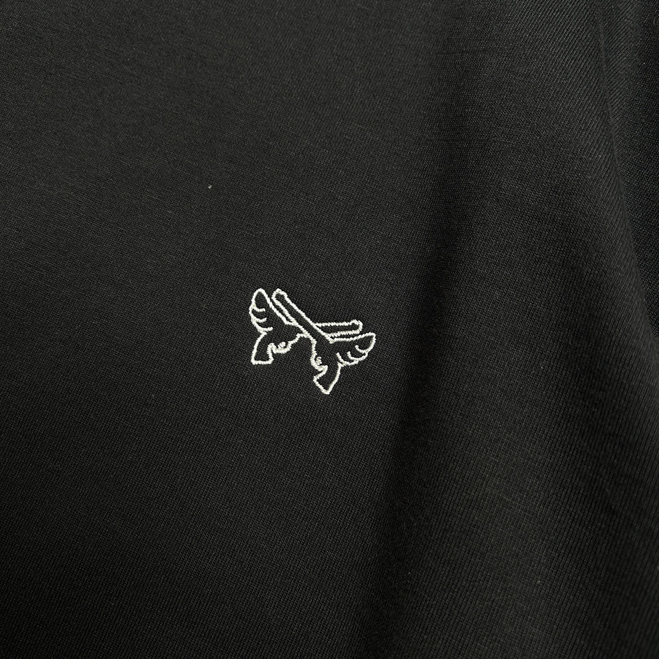 Load image into Gallery viewer, WING CROSSGUN MOTORCYCLECLUB L/S T-SHIRT / BLACK