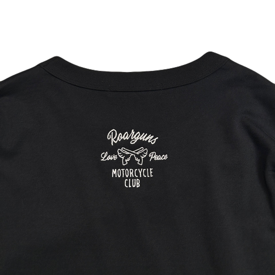 Load image into Gallery viewer, WING CROSSGUN MOTORCYCLECLUB L/S T-SHIRT / BLACK