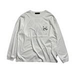ANGEL CROSSGUN L/S T-SHIRT / WHITE