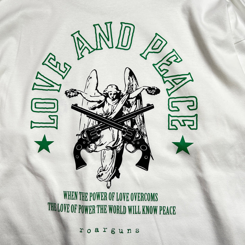 画像をギャラリービューアに読み込む, ANGEL CROSSGUN L/S T-SHIRT / WHITE