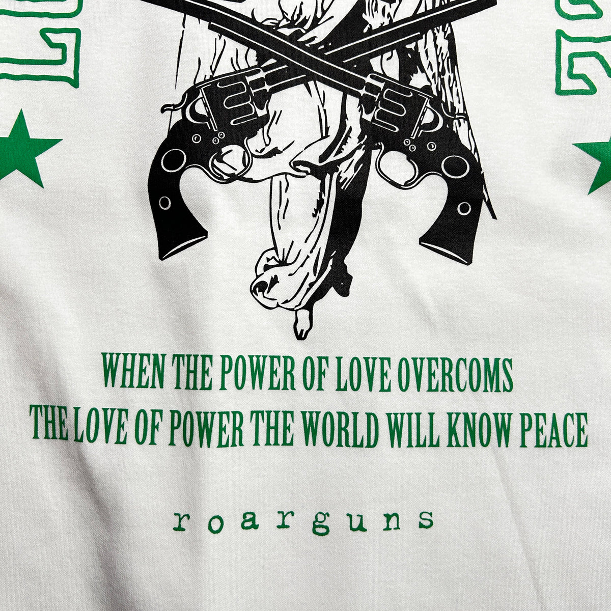 ANGEL CROSSGUN L/S T-SHIRT / WHITE