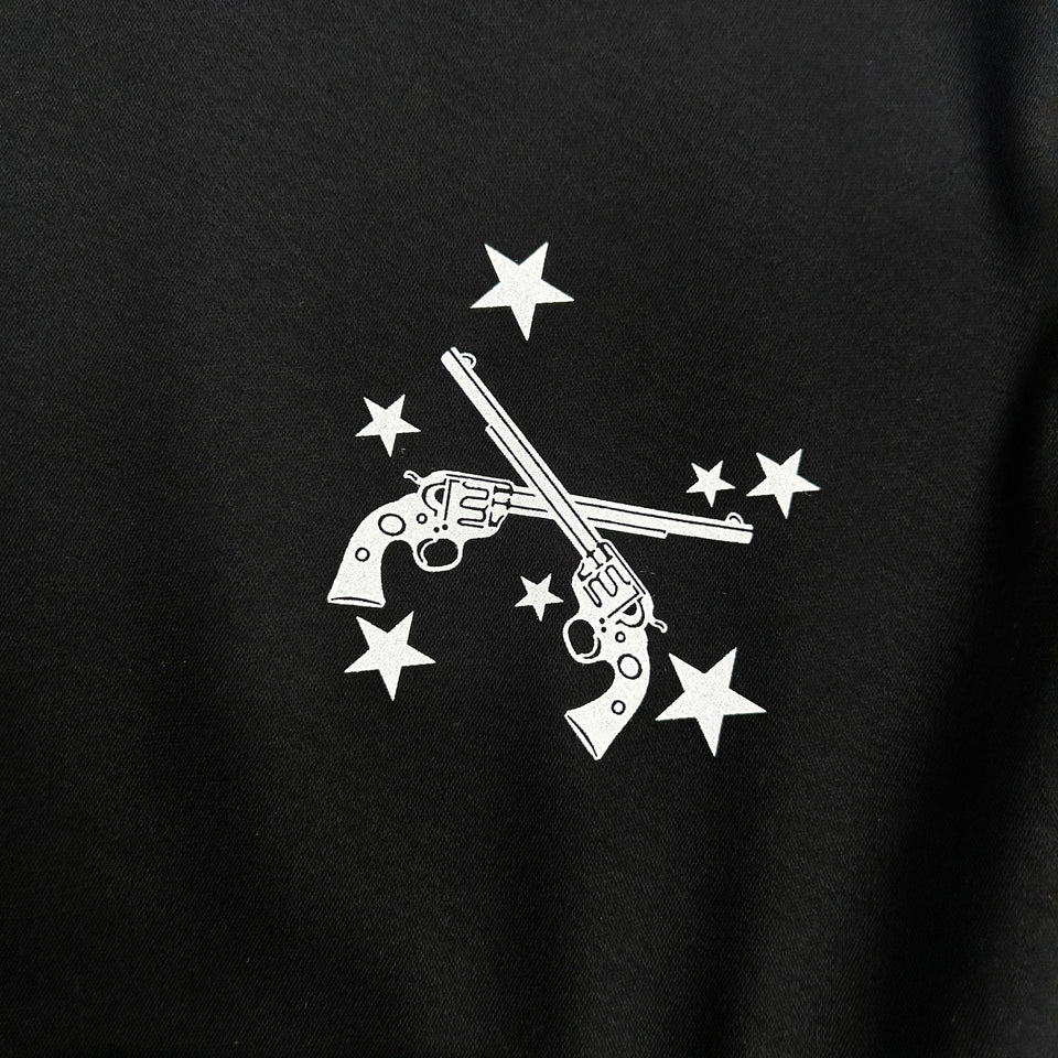 画像をギャラリービューアに読み込む, ANGEL CROSSGUN L/S T-SHIRT / BLACK