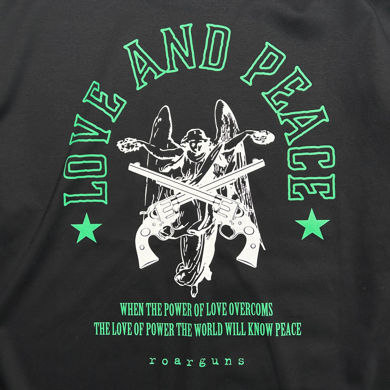 画像をギャラリービューアに読み込む, ANGEL CROSSGUN L/S T-SHIRT / BLACK