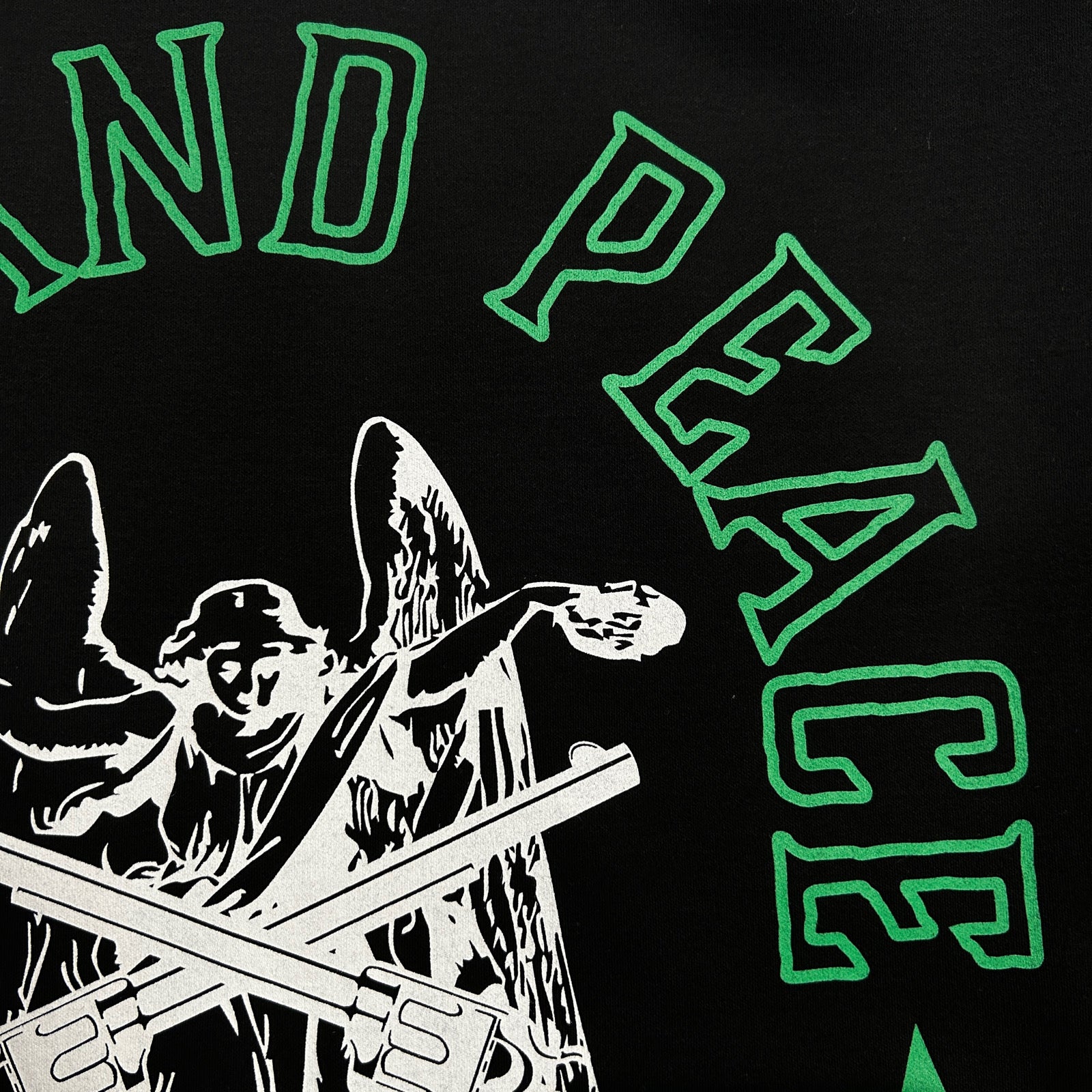 画像をギャラリービューアに読み込む, ANGEL CROSSGUN L/S T-SHIRT / BLACK