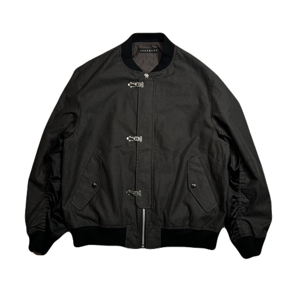 ORGANIC COTTON MA-1 METAL / C.GRAY