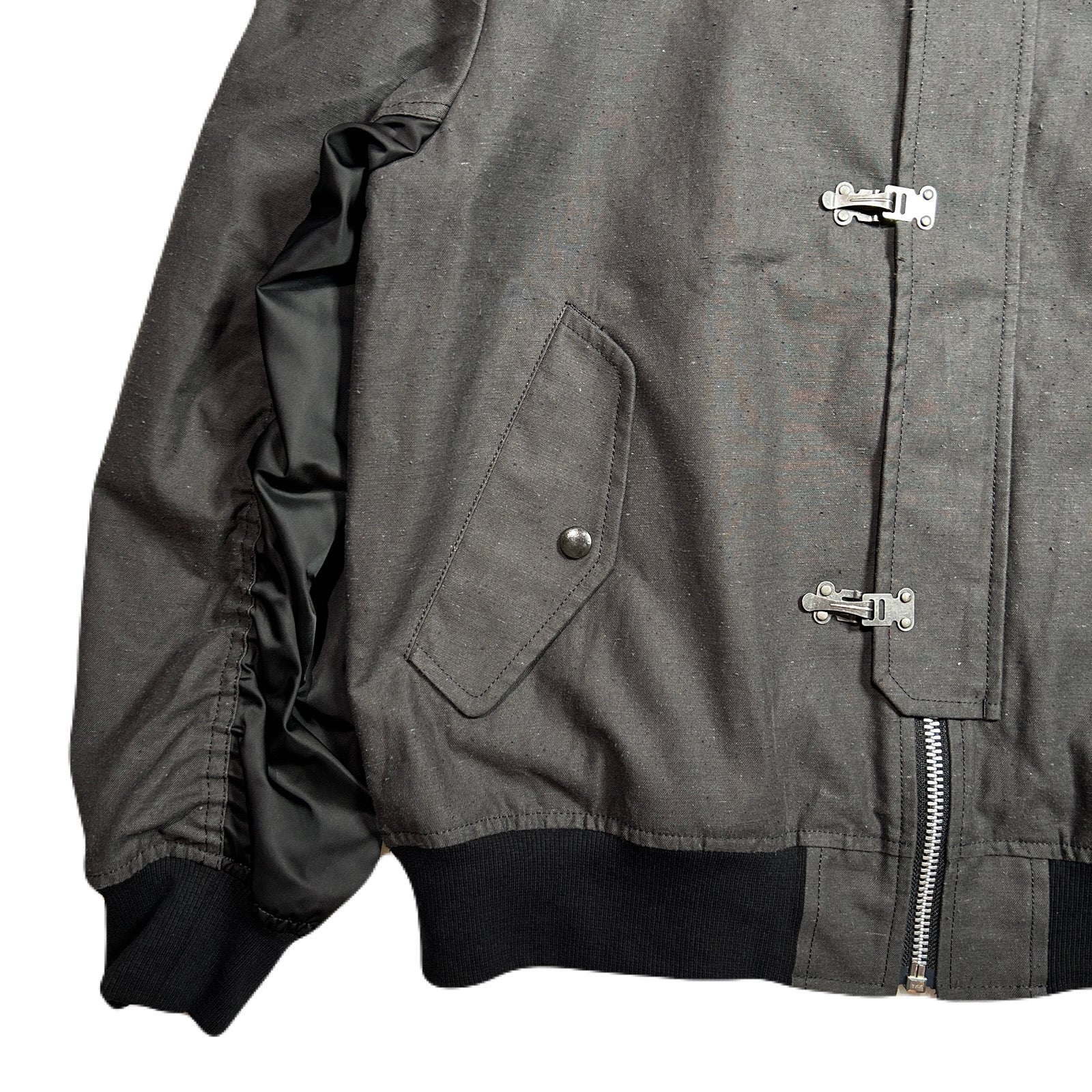 将图片加载到图库查看器，ORGANIC COTTON MA-1 CRYSTAL / C.GRAY