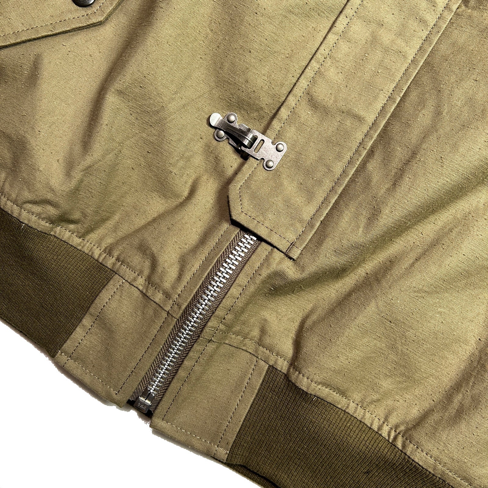 画像をギャラリービューアに読み込む, ORGANIC COTTON MA-1 METAL / KHAKI