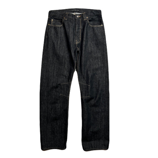 ONE WASH SELVEDGE DENIM PANTS / BLACK