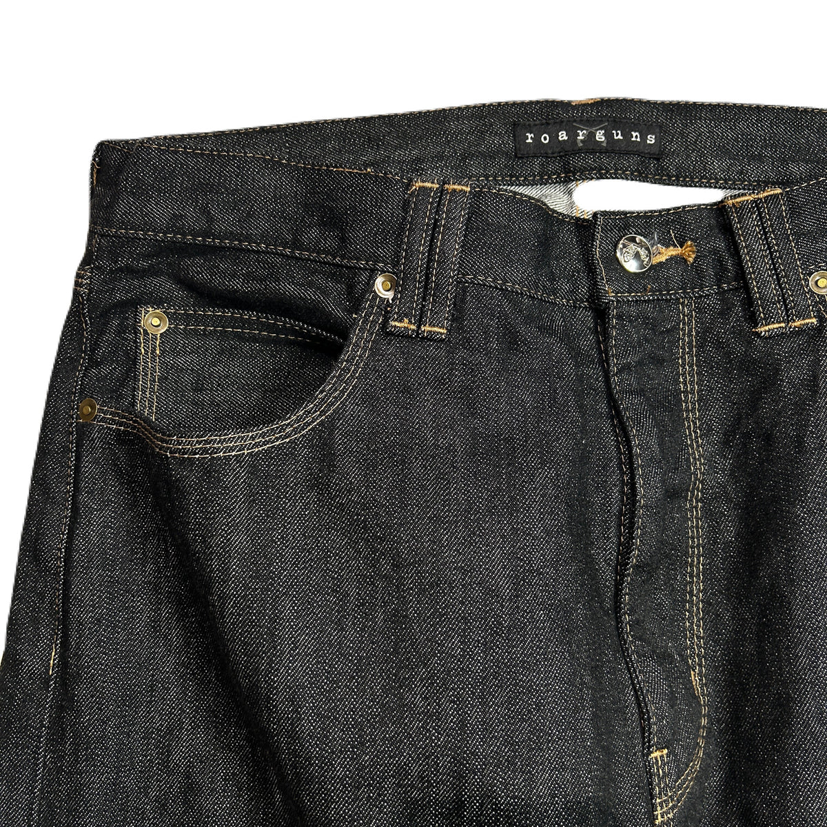 ONE WASH SELVEDGE DENIM PANTS / BLACK