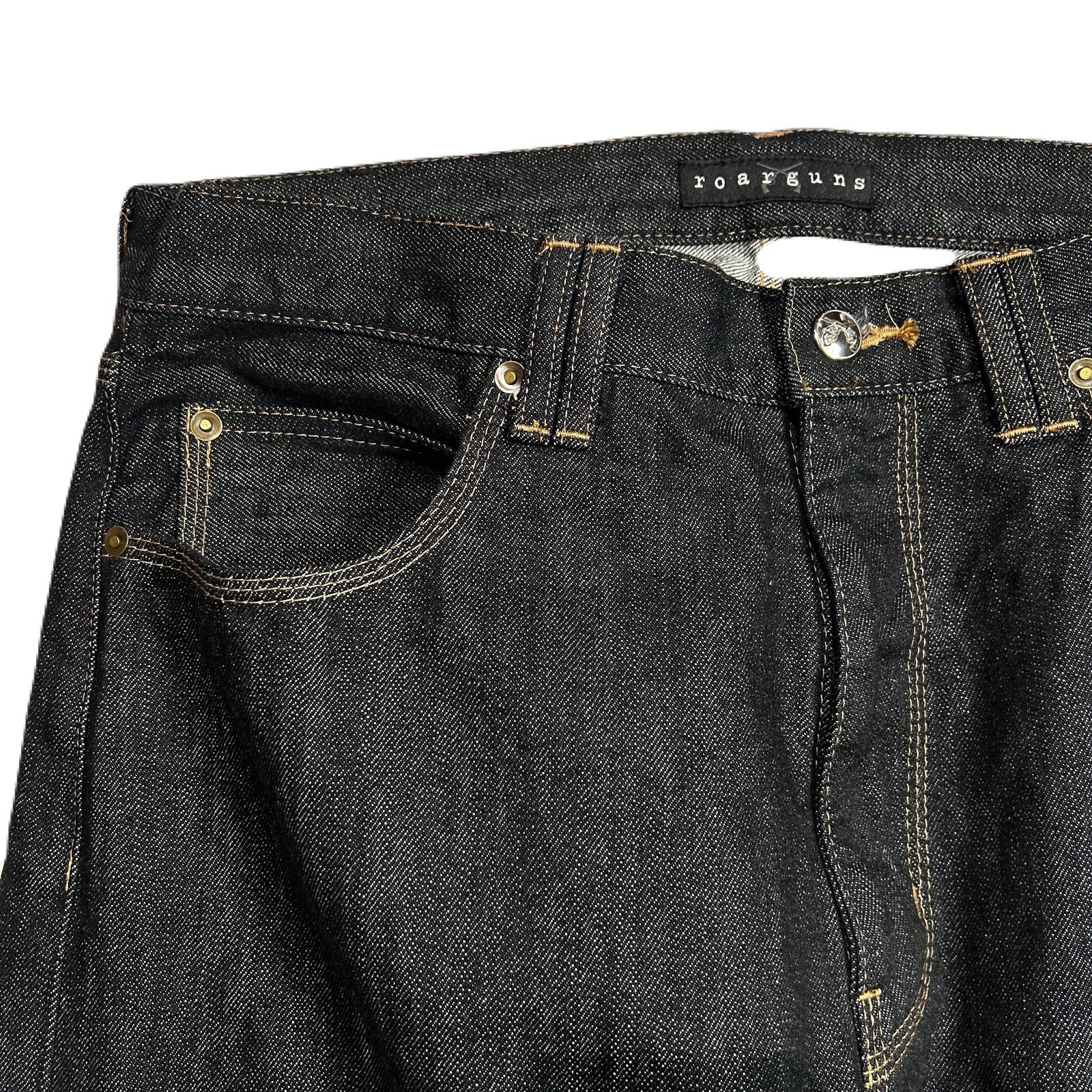 Load image into Gallery viewer, ONE WASH SELVEDGE DENIM PANTS / BLACK