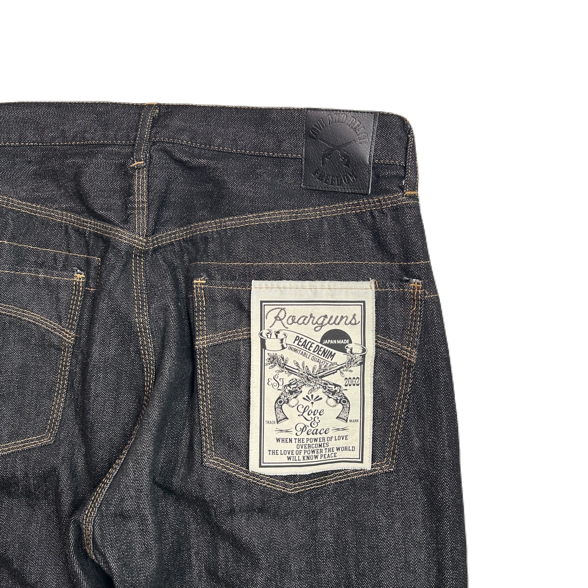 ONE WASH SELVEDGE DENIM PANTS / BLACK