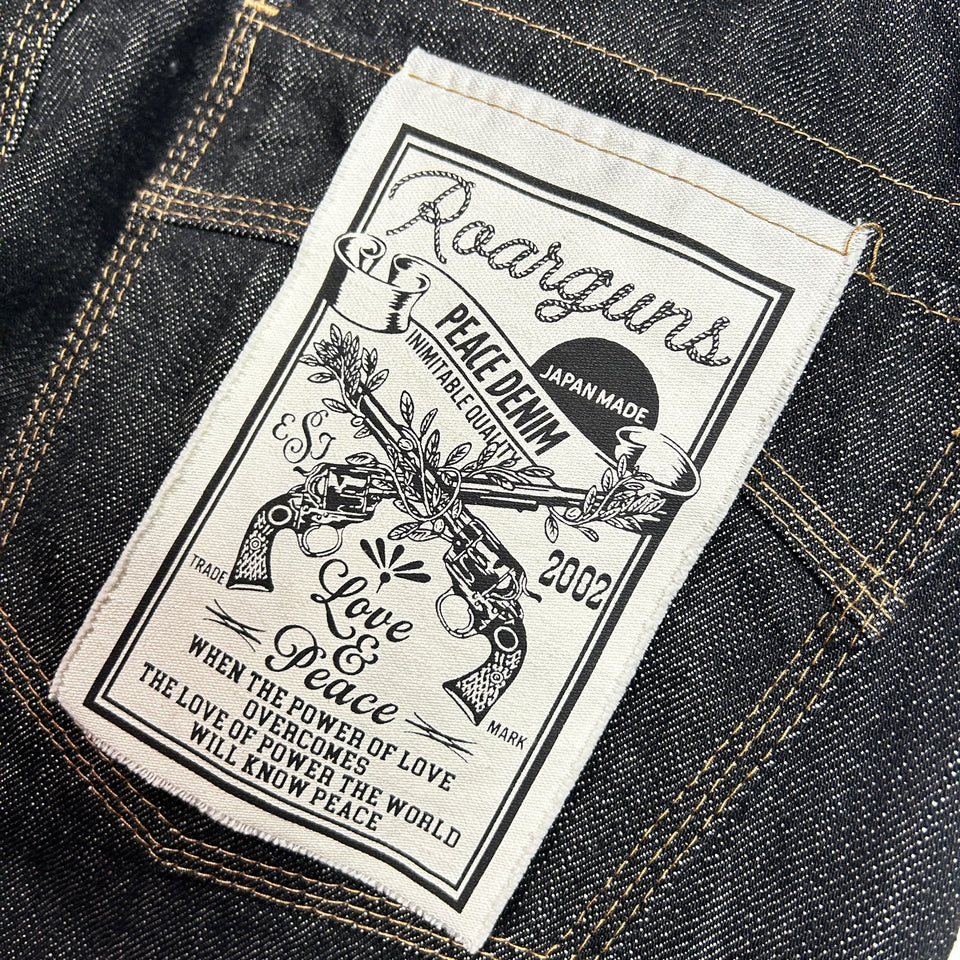 Load image into Gallery viewer, ONE WASH SELVEDGE DENIM PANTS CROSSGUN / BLACK