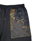 PATCH WORK REMAKE SHORTS / BLACK