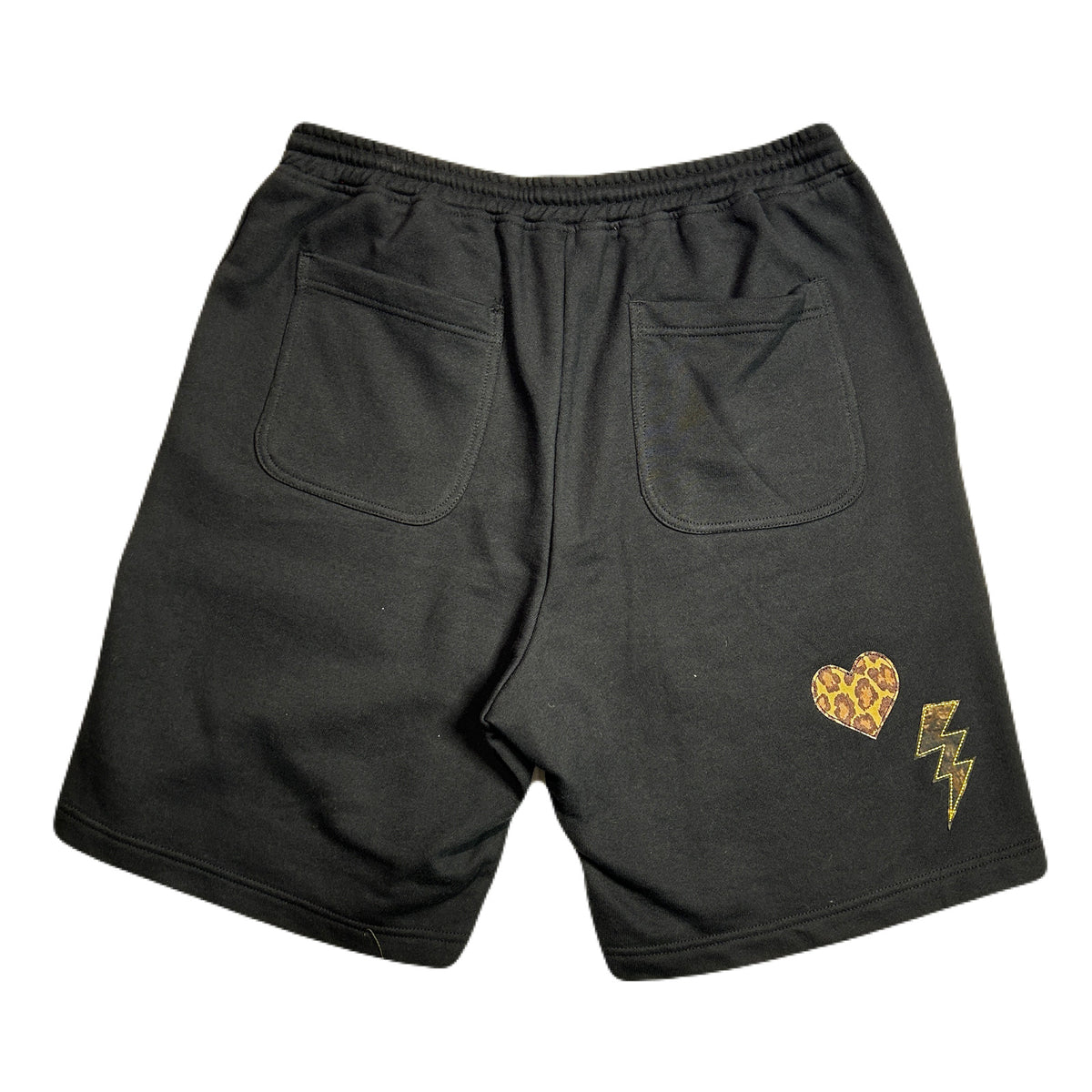 PATCH WORK REMAKE SHORTS / BLACK