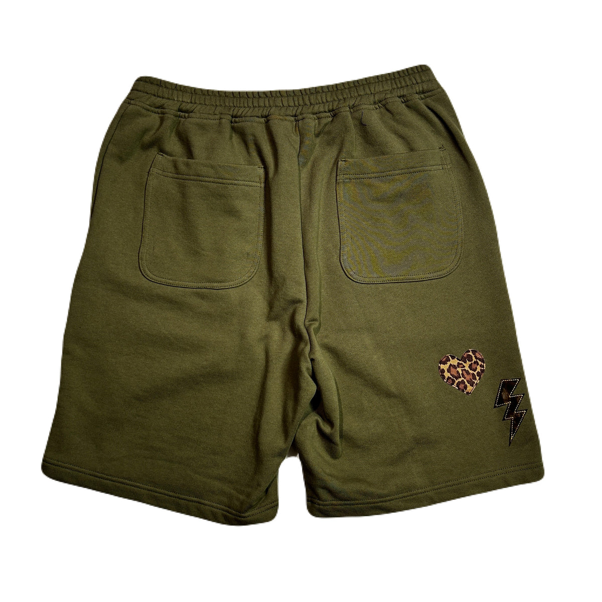PATCH WORK REMAKE SHORTS / KHAKI