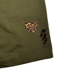 PATCH WORK REMAKE SHORTS / KHAKI