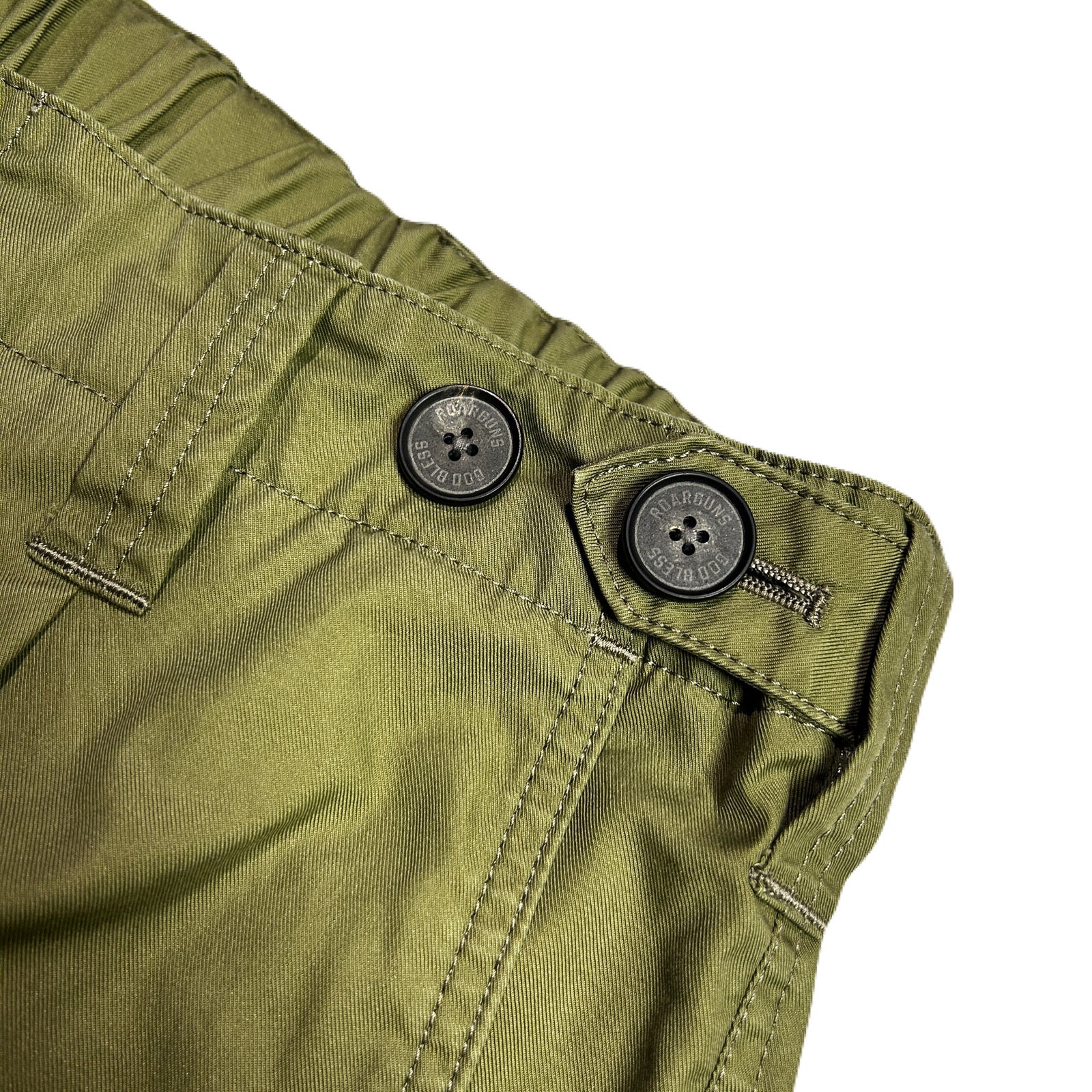 画像をギャラリービューアに読み込む, COTTON NYLON GABADINE TUCK PANTS / KHAKI