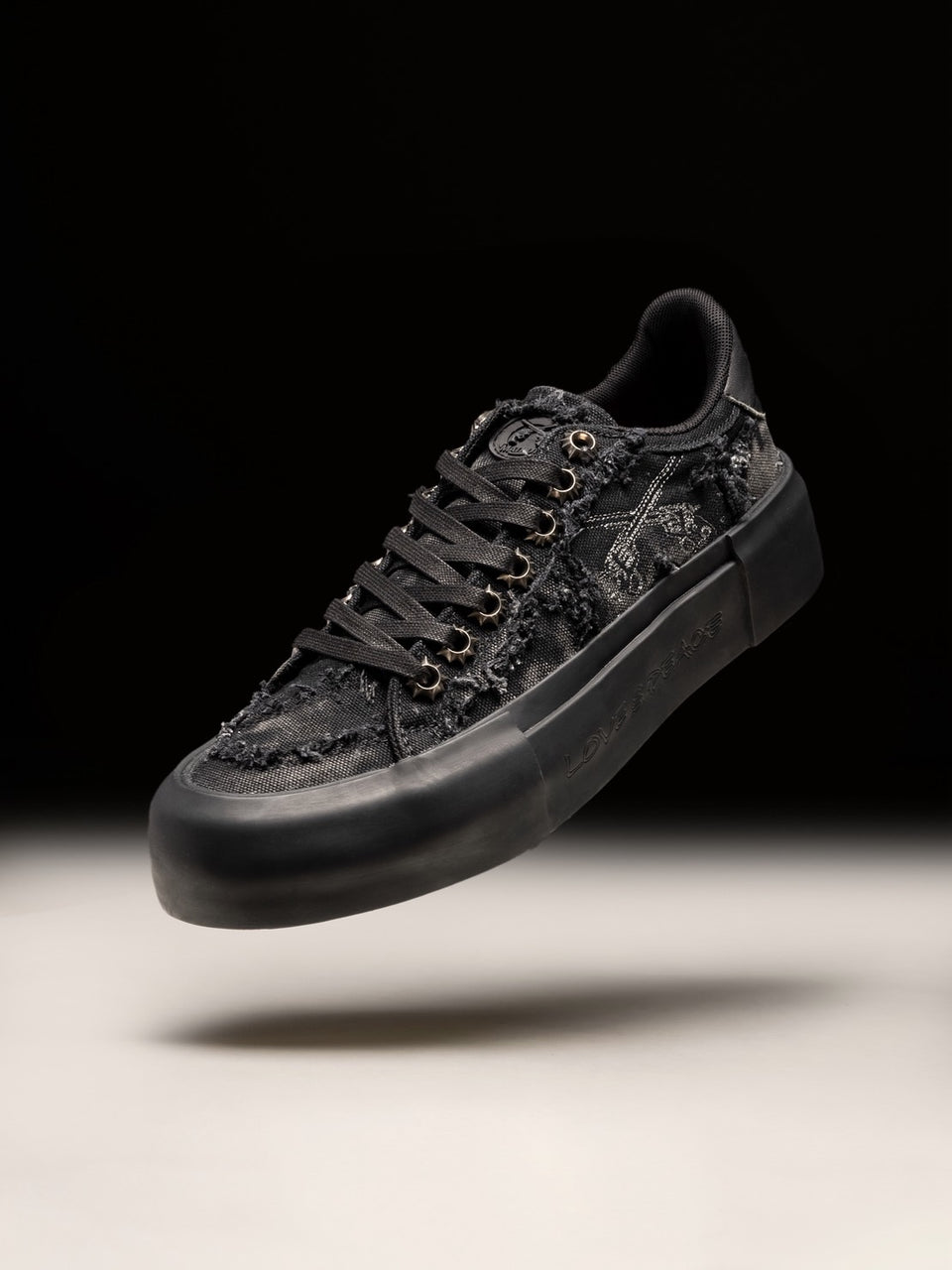 将图片加载到图库查看器，MATNUT x roarguns SNEAKERS / BLACK*BLACK