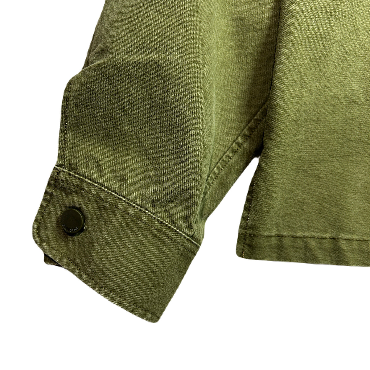 DUCK MILITARY SHIRT JACKET / KHAKI