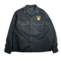 DUCK MILITARY SHIRT JACKET / BLACK