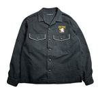 DUCK MILITARY SHIRT JACKET / BLACK