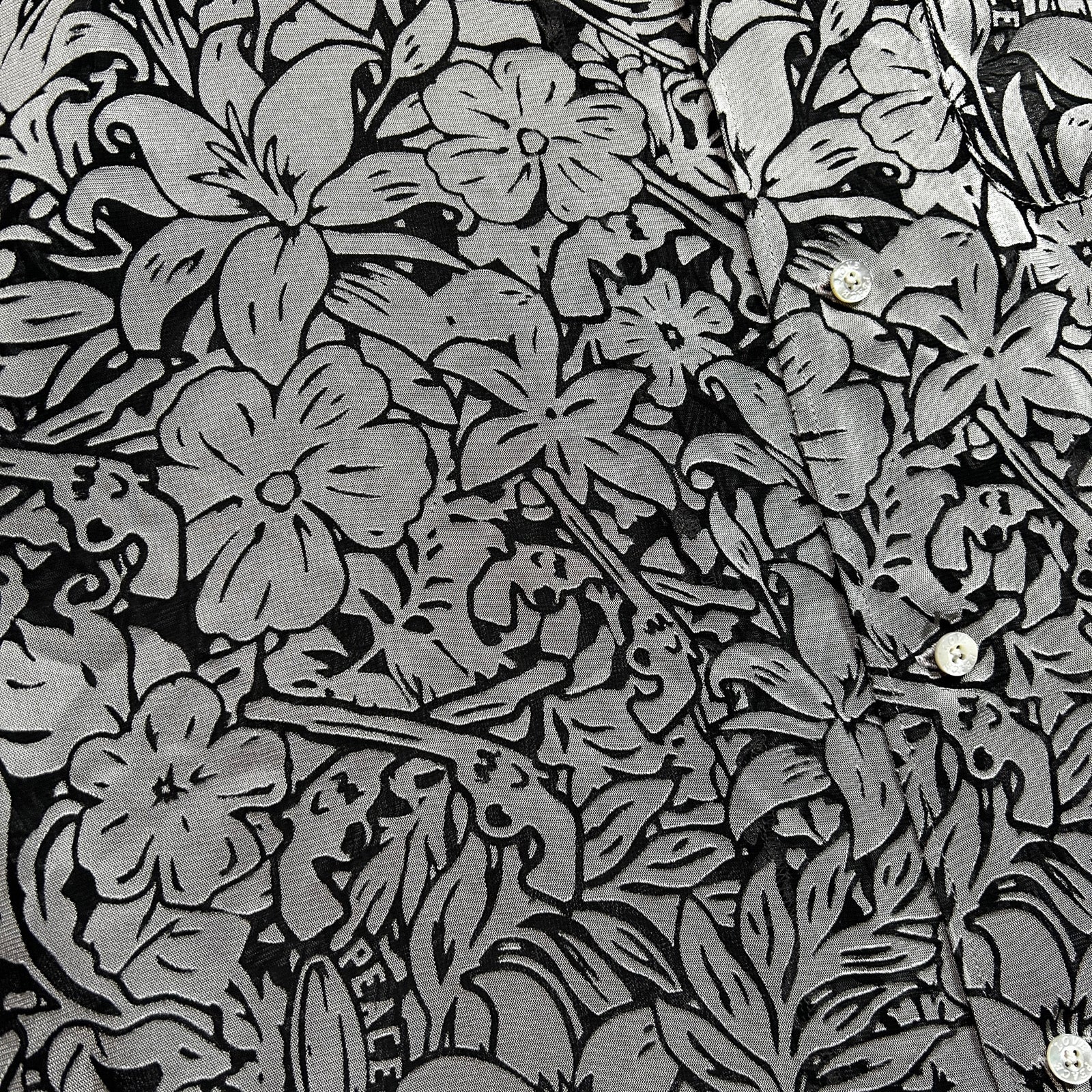 画像をギャラリービューアに読み込む, FLOWER OPAL SHIRT / GRAY