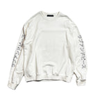 ラブアンドピース PRINT SWEAT / WHITE