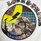 PATCHWORK SMILE T-SHIRT / WHITE