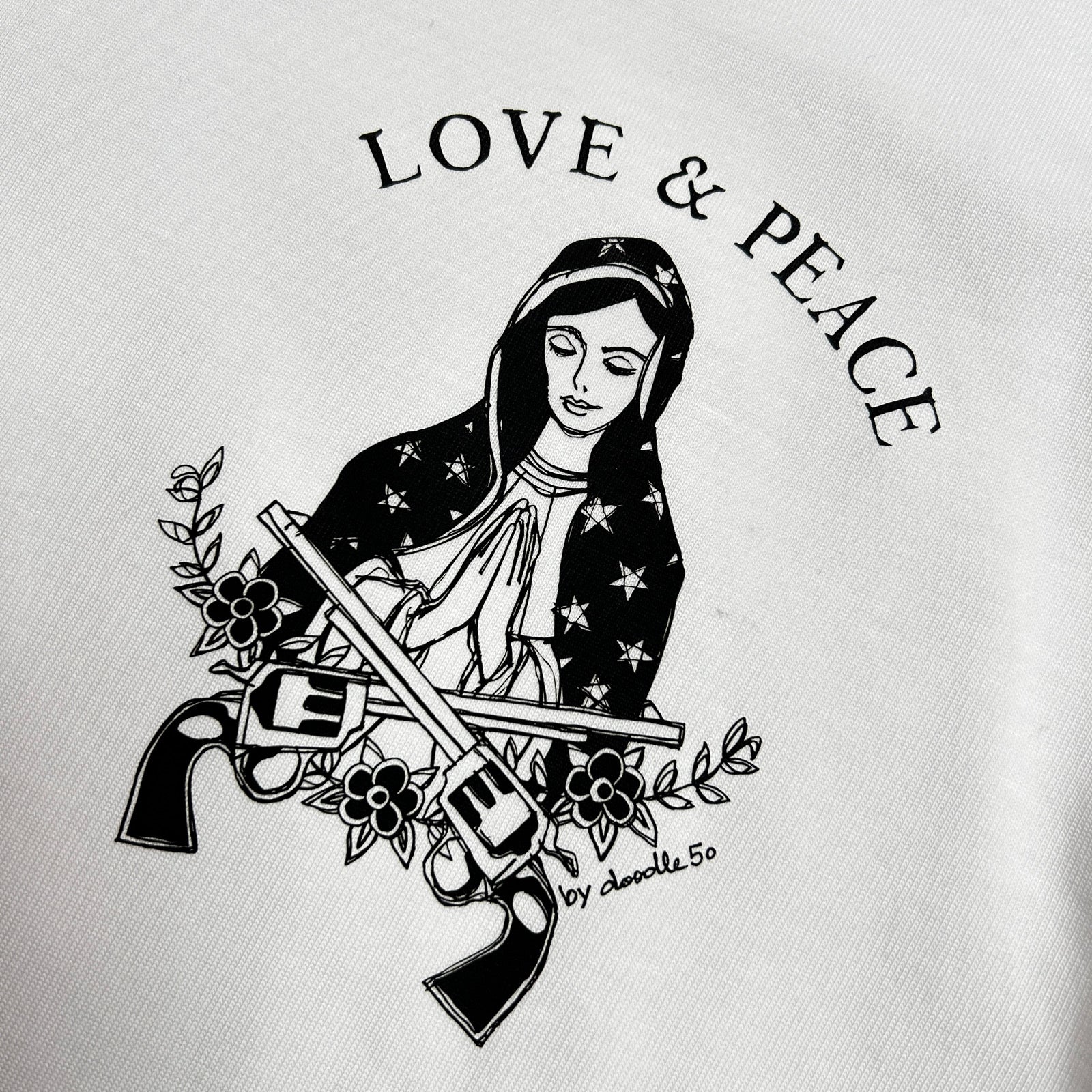 Load image into Gallery viewer, MARIA PRINT L/S T-SHIRT / WHITE