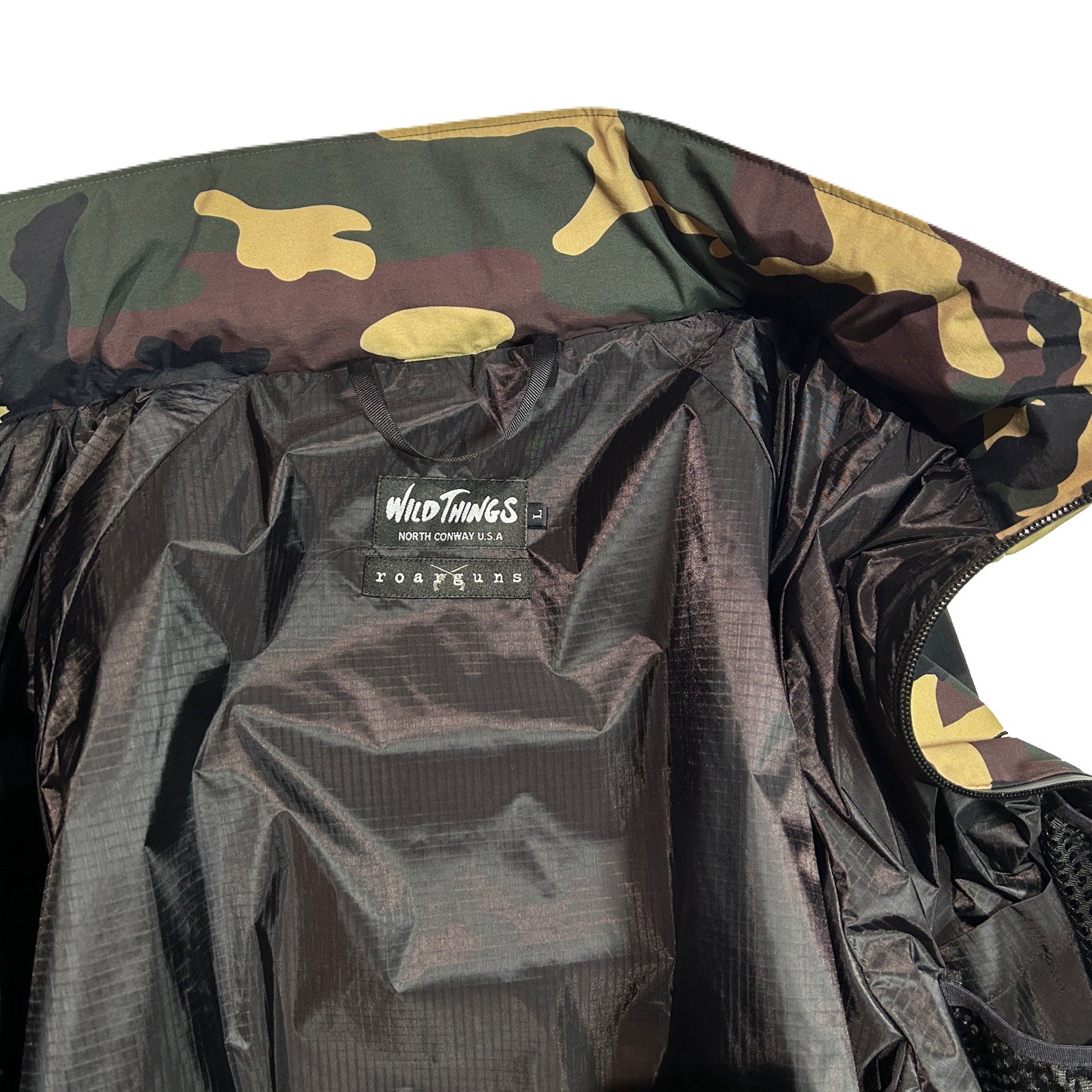 画像をギャラリービューアに読み込む, WILD THINGS DENALI JACKET COLOR EMBROIDERY / CAMO