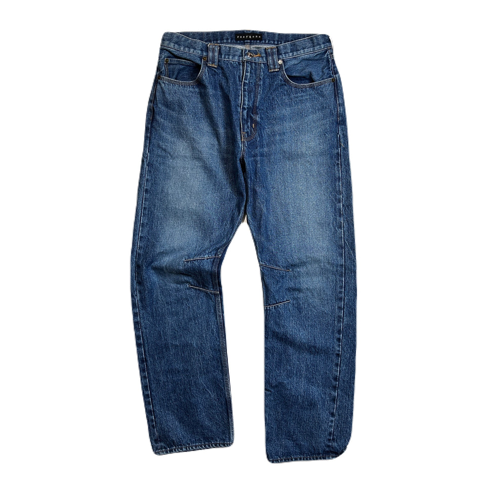 画像をギャラリービューアに読み込む, VINTAGE WASH SELVEDGE DENIM PANTS / INDIGO