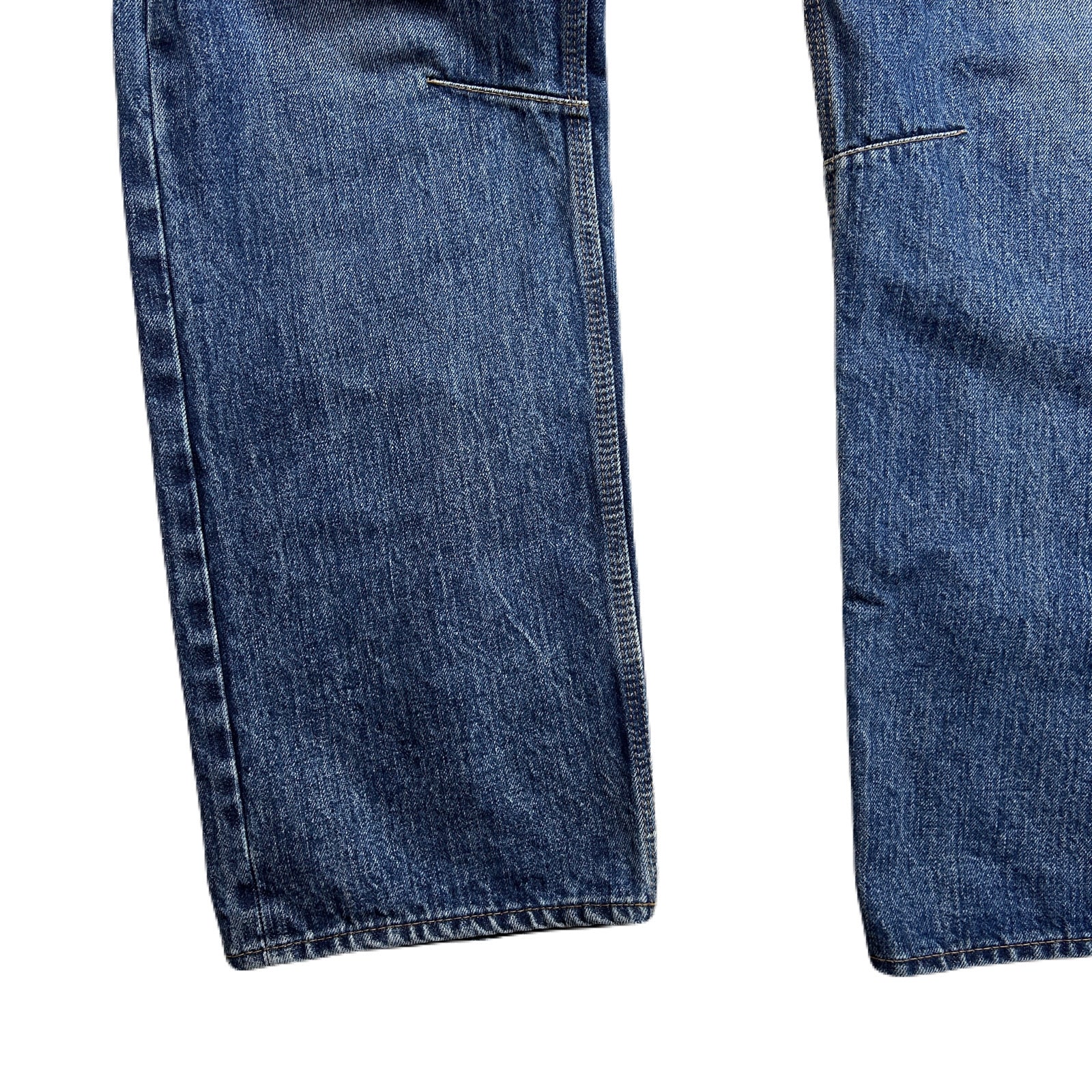 画像をギャラリービューアに読み込む, VINTAGE WASH SELVEDGE DENIM PANTS / INDIGO