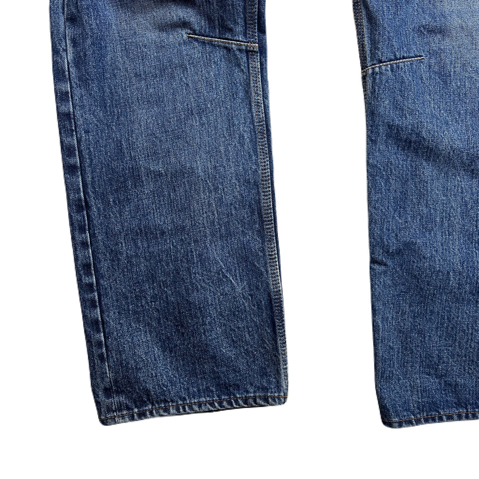 画像をギャラリービューアに読み込む, VINTAGE WASH SELVEDGE DENIM PANTS CROSSGUN / INDIGO