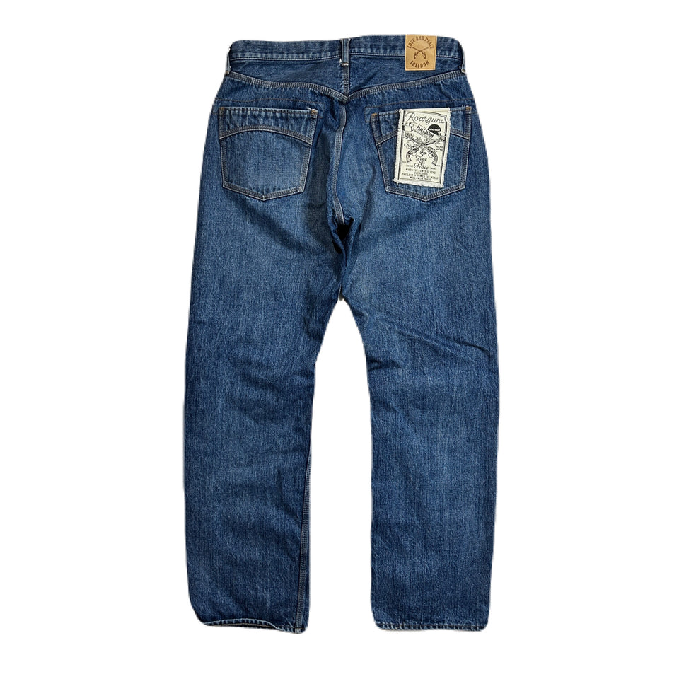 画像をギャラリービューアに読み込む, VINTAGE WASH SELVEDGE DENIM PANTS / INDIGO