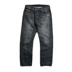 VINTAGE WASH SELVEDGE DENIM PANTS CROSSGUN / BLACK
