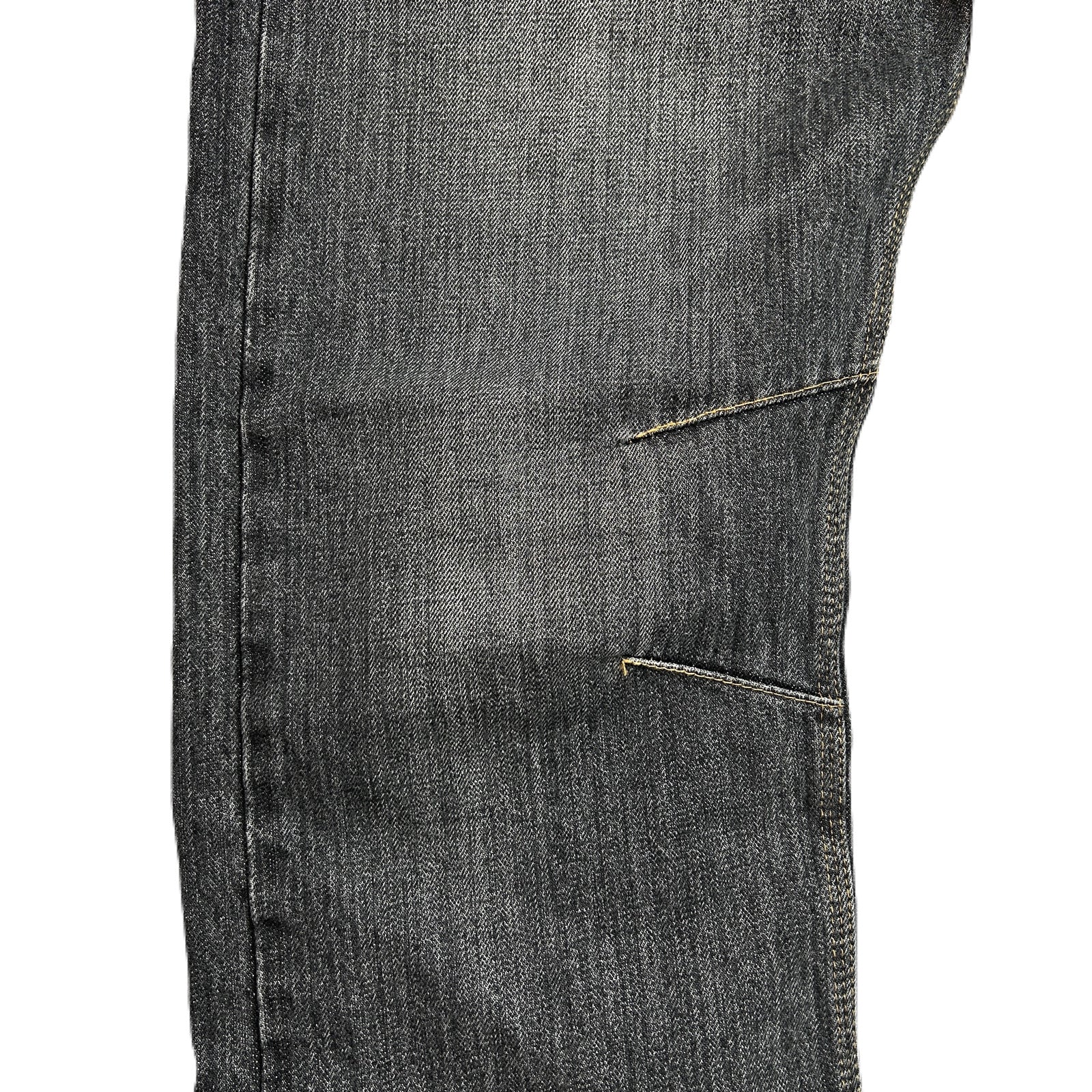 画像をギャラリービューアに読み込む, VINTAGE WASH SELVEDGE DENIM PANTS CROSSGUN / BLACK