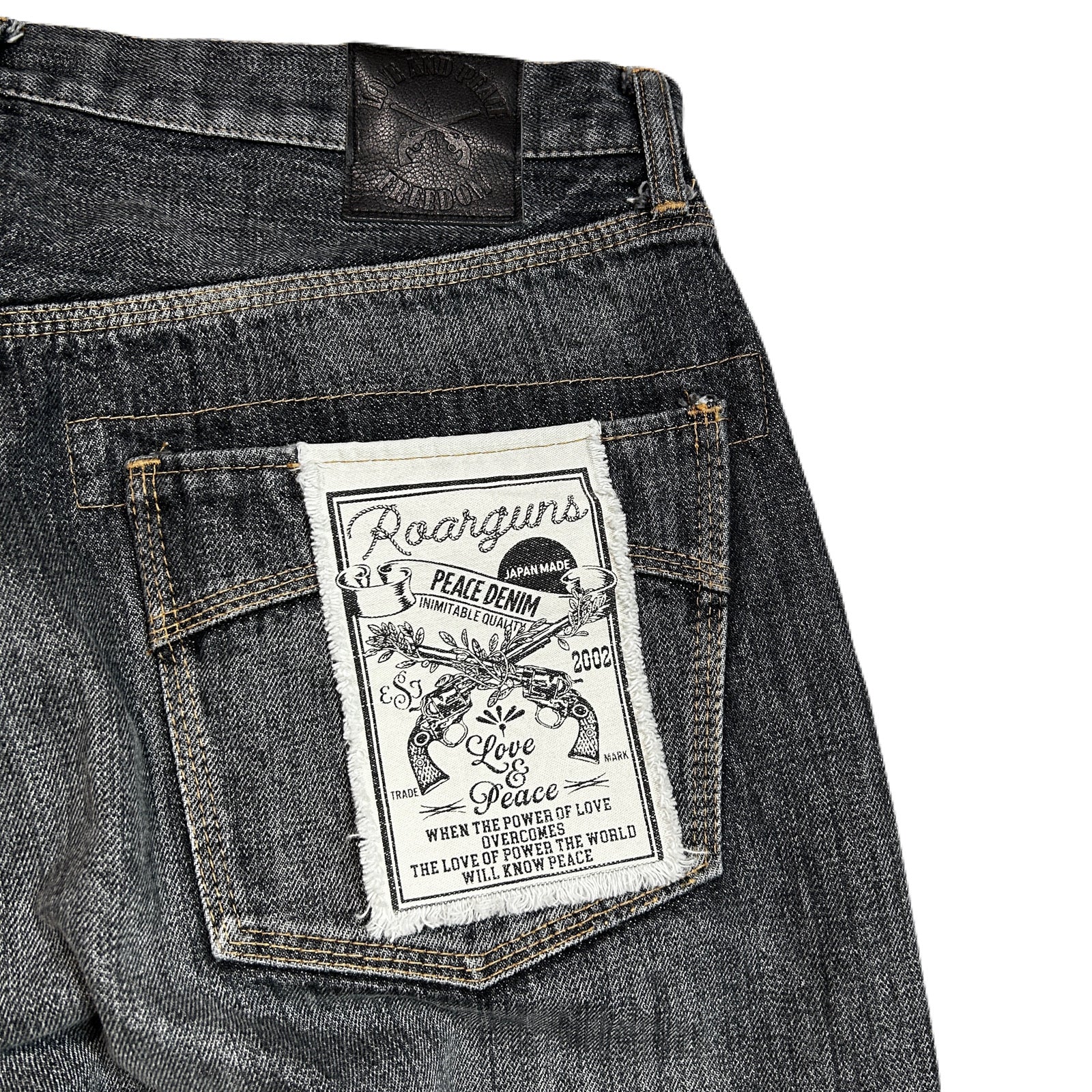 画像をギャラリービューアに読み込む, VINTAGE WASH SELVEDGE DENIM PANTS / BLACK