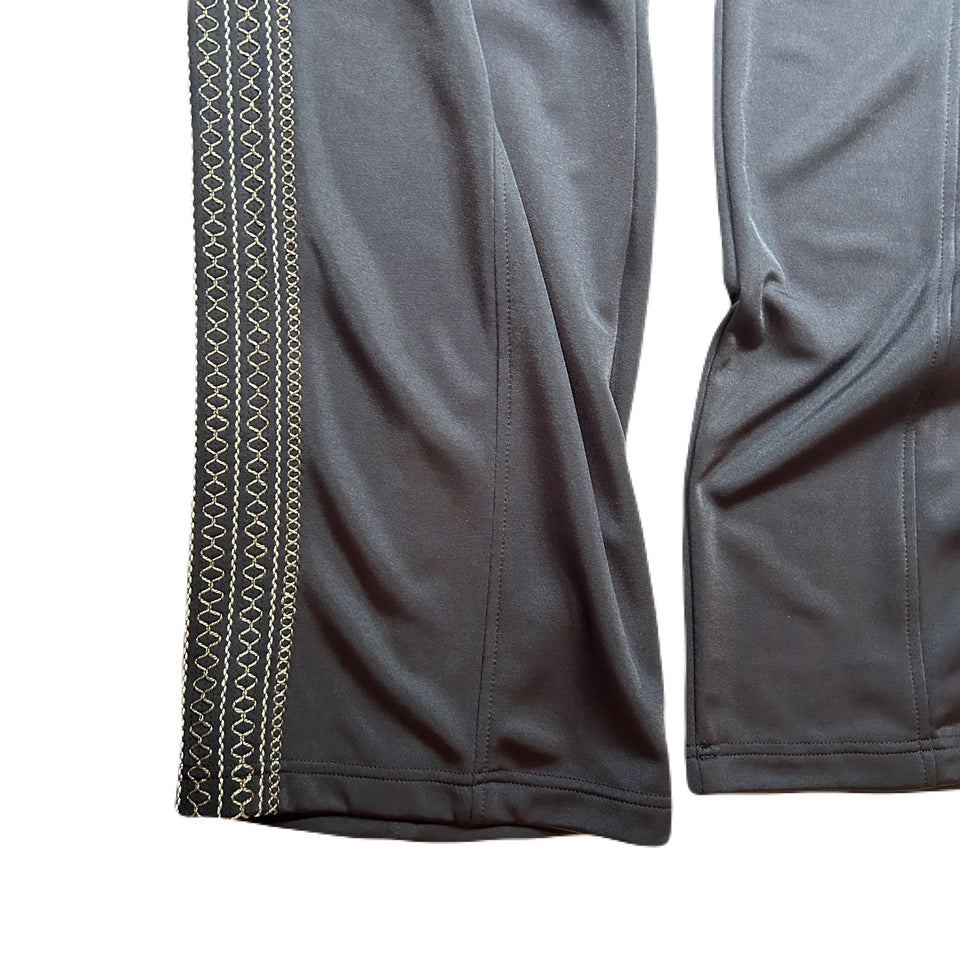 画像をギャラリービューアに読み込む, SATIN SIDE LINE PANTS  / BLACK