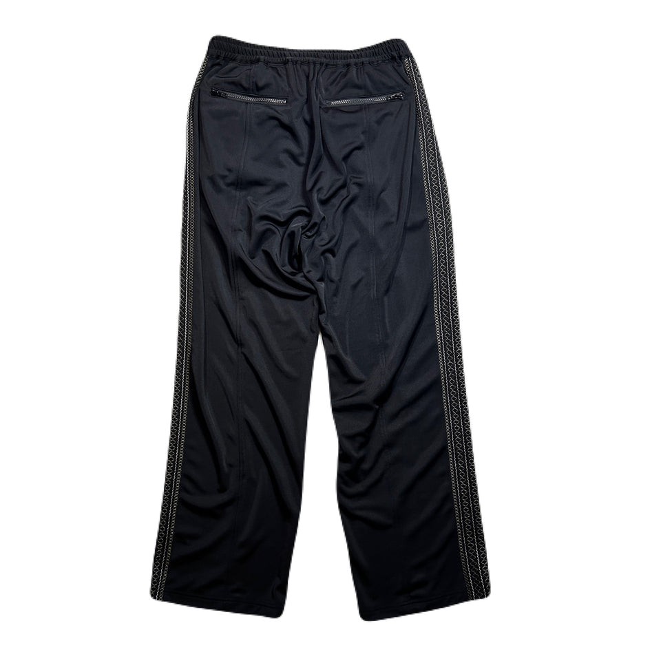 画像をギャラリービューアに読み込む, SATIN SIDE LINE PANTS  / BLACK