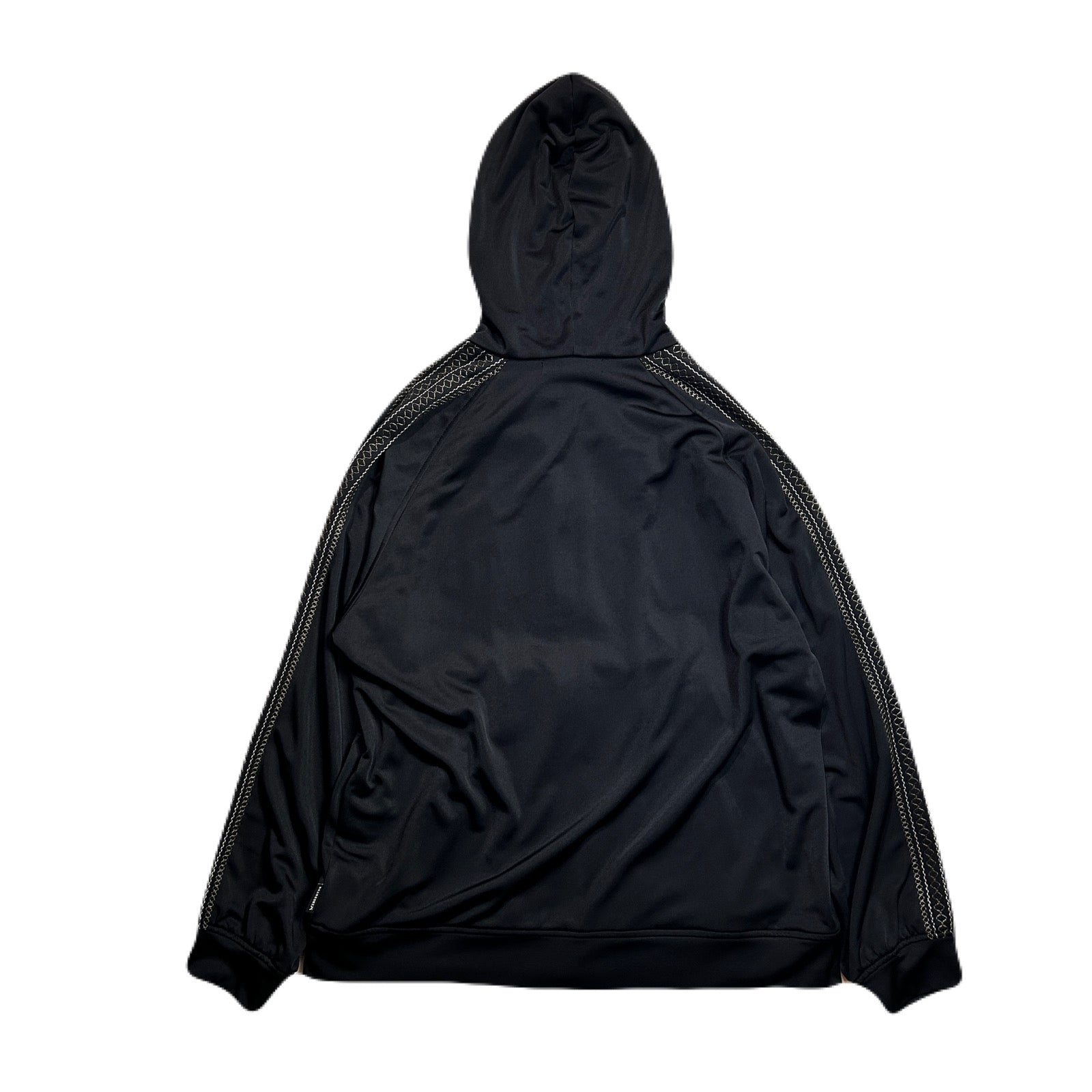 Load image into Gallery viewer, SATIN SIDE LINE JACKET / BLACK