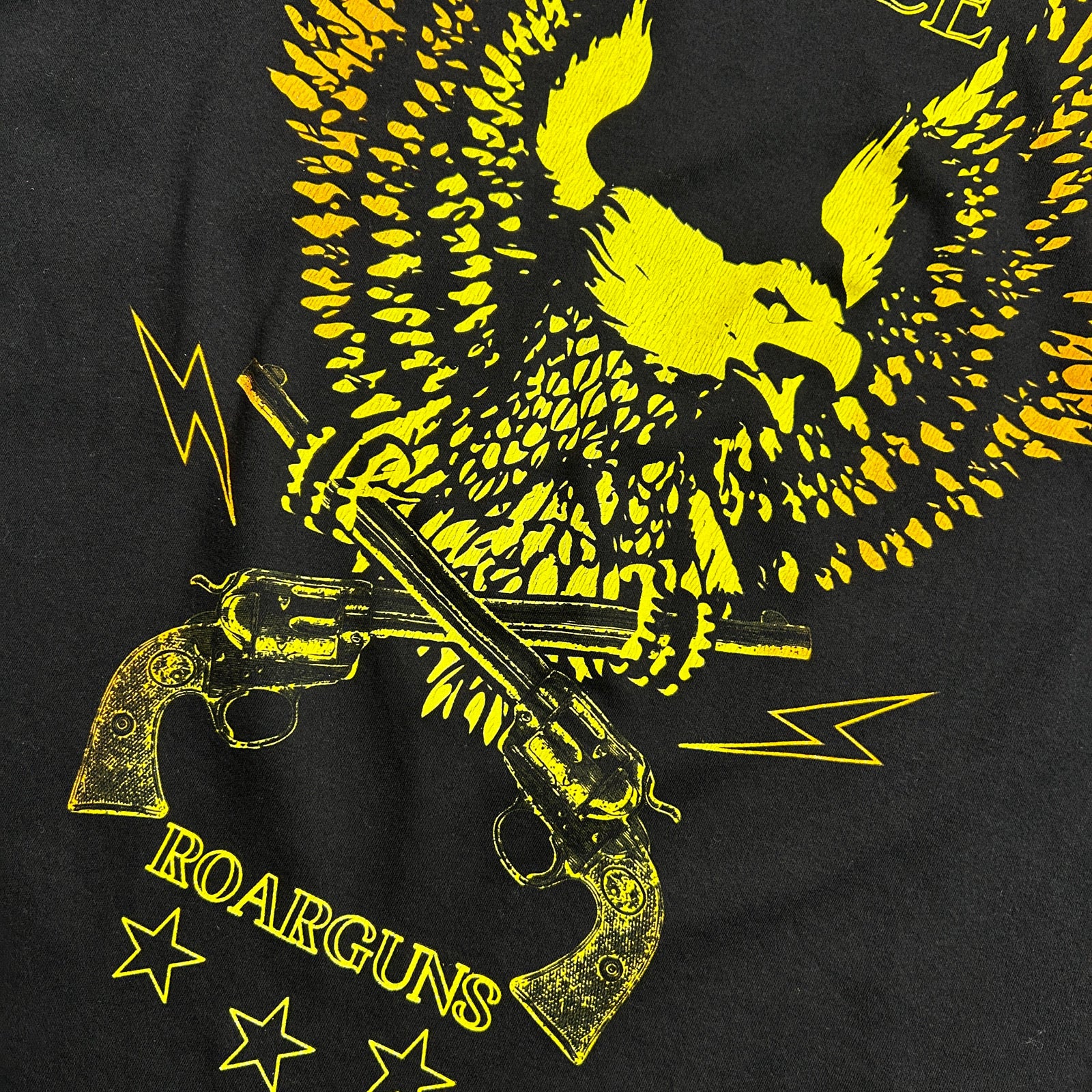 将图片加载到图库查看器，EAGEL CROSSGUN T-SHIRT / BLACK