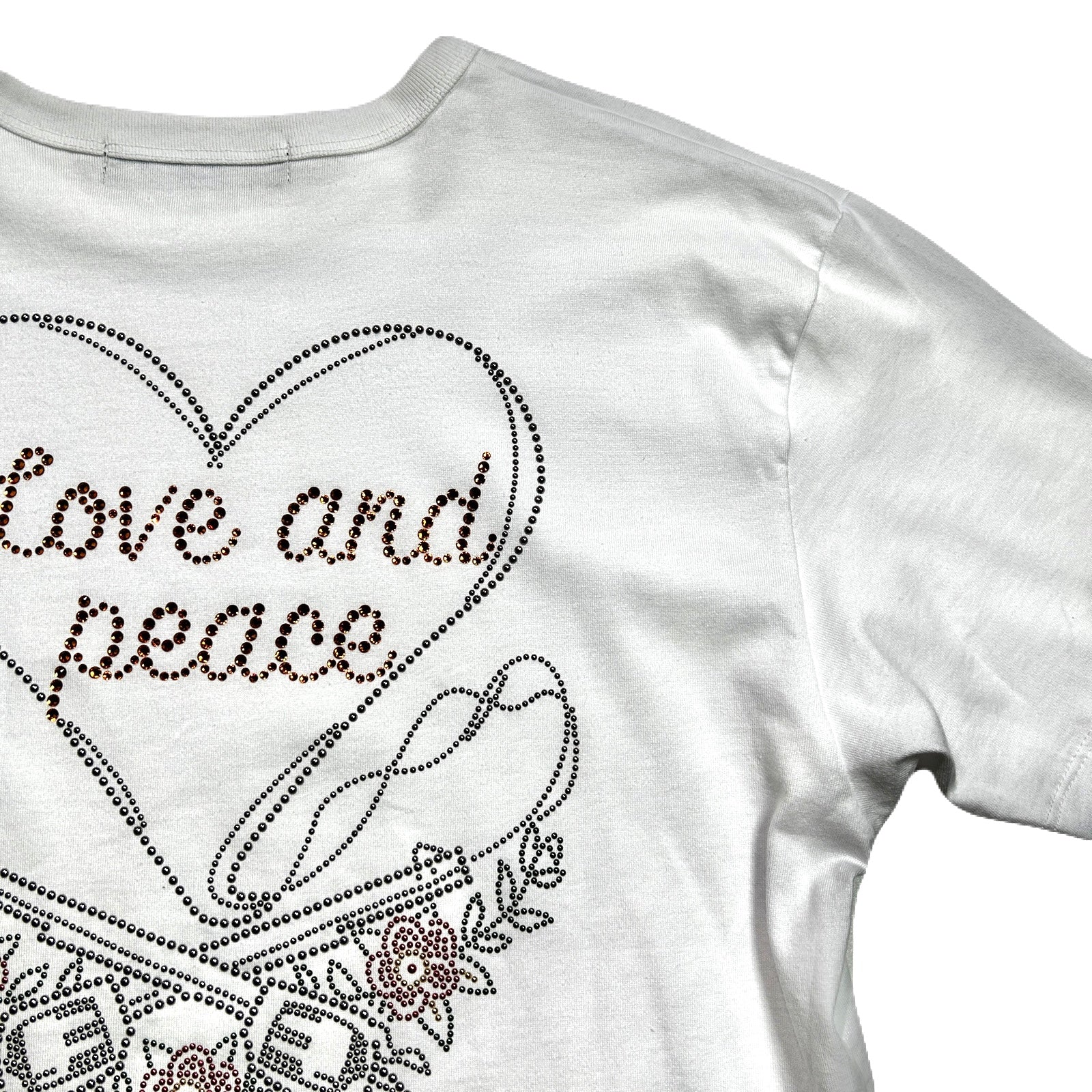 画像をギャラリービューアに読み込む, WOMENS HEART CROSSGUN T-SHIRT / WHITE