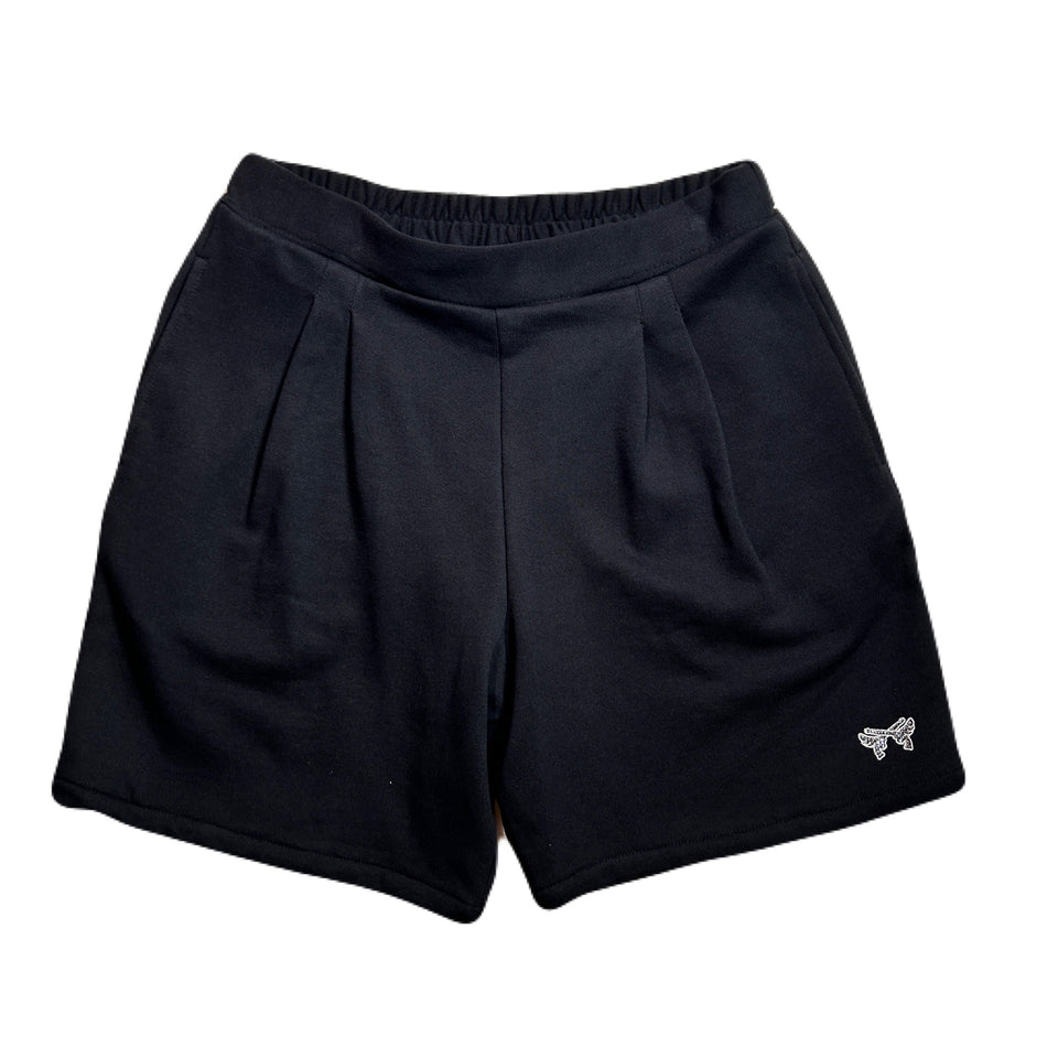 画像をギャラリービューアに読み込む, WOMENS WING CROSSGUN SHORTS / BLACK