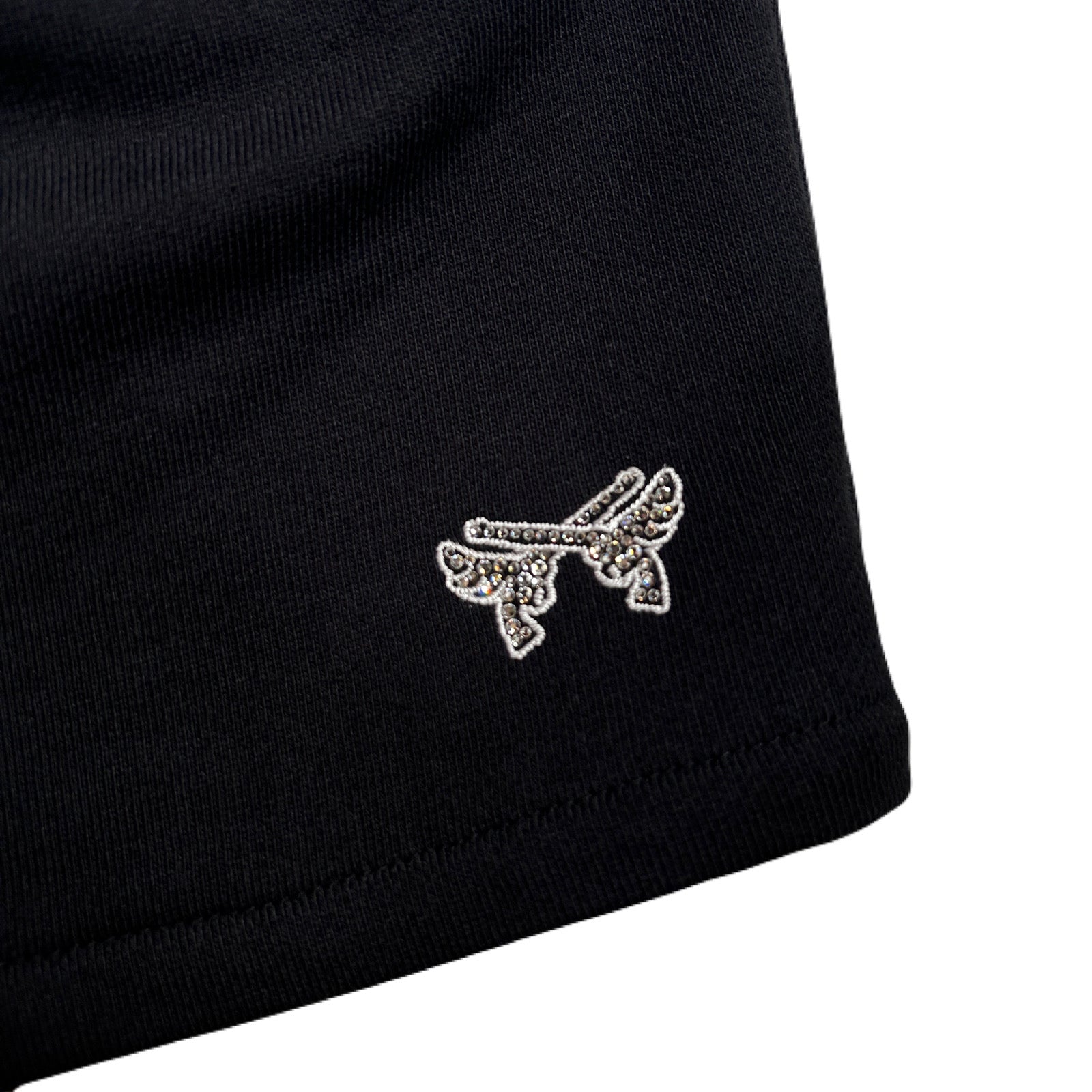 画像をギャラリービューアに読み込む, WOMENS WING CROSSGUN SHORTS / BLACK