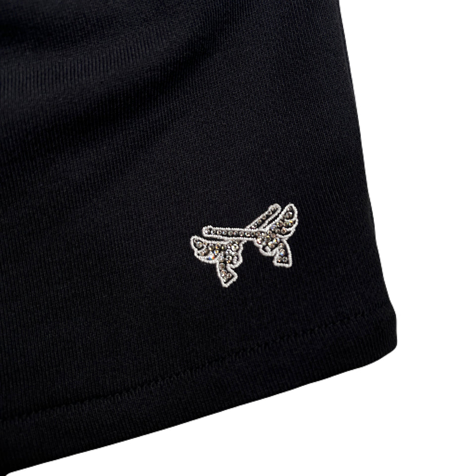 画像をギャラリービューアに読み込む, WOMENS WING CROSSGUN SHORTS / BLACK