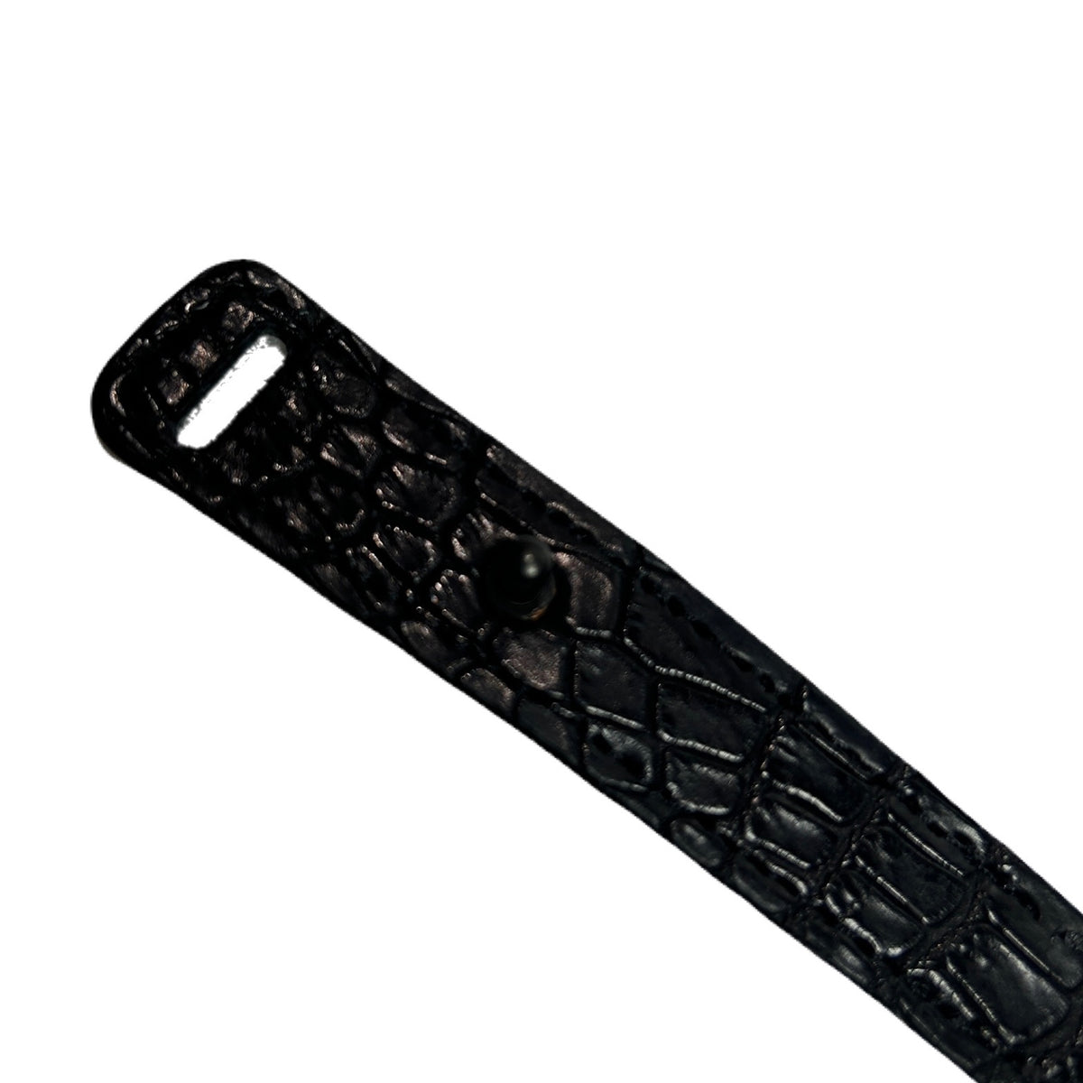 CROCODILE WRIST BAND CROSSGUN  / BLACK