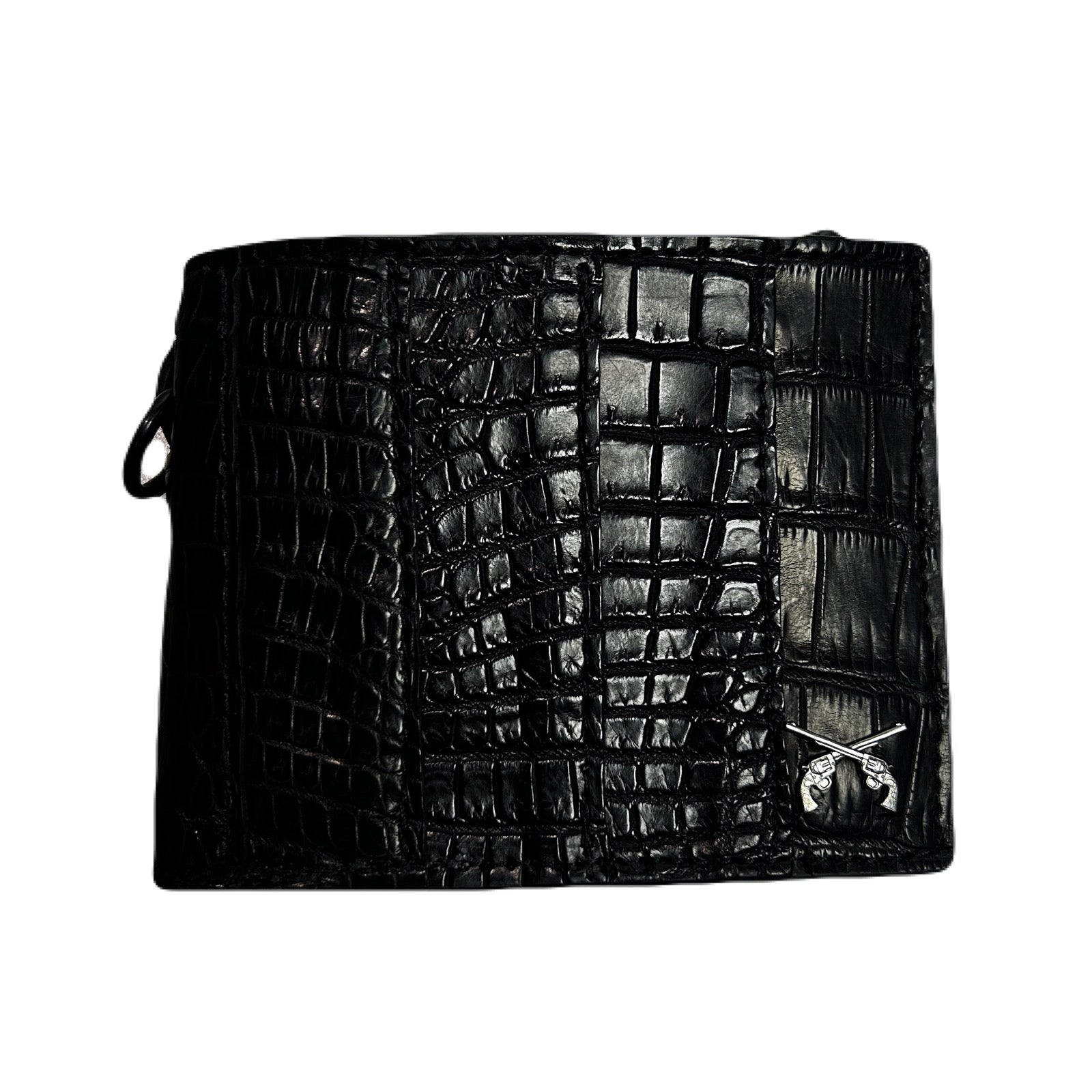 CROCODILE WALLET CROSSGUN / BLACK – roarguns ONLINE STORE