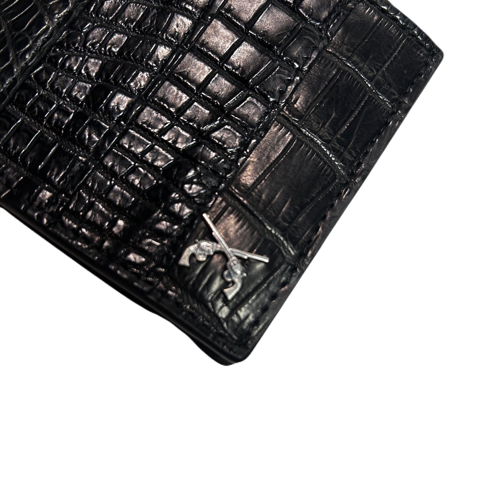 将图片加载到图库查看器，CROCODILE WALLET CROSSGUN  / BLACK