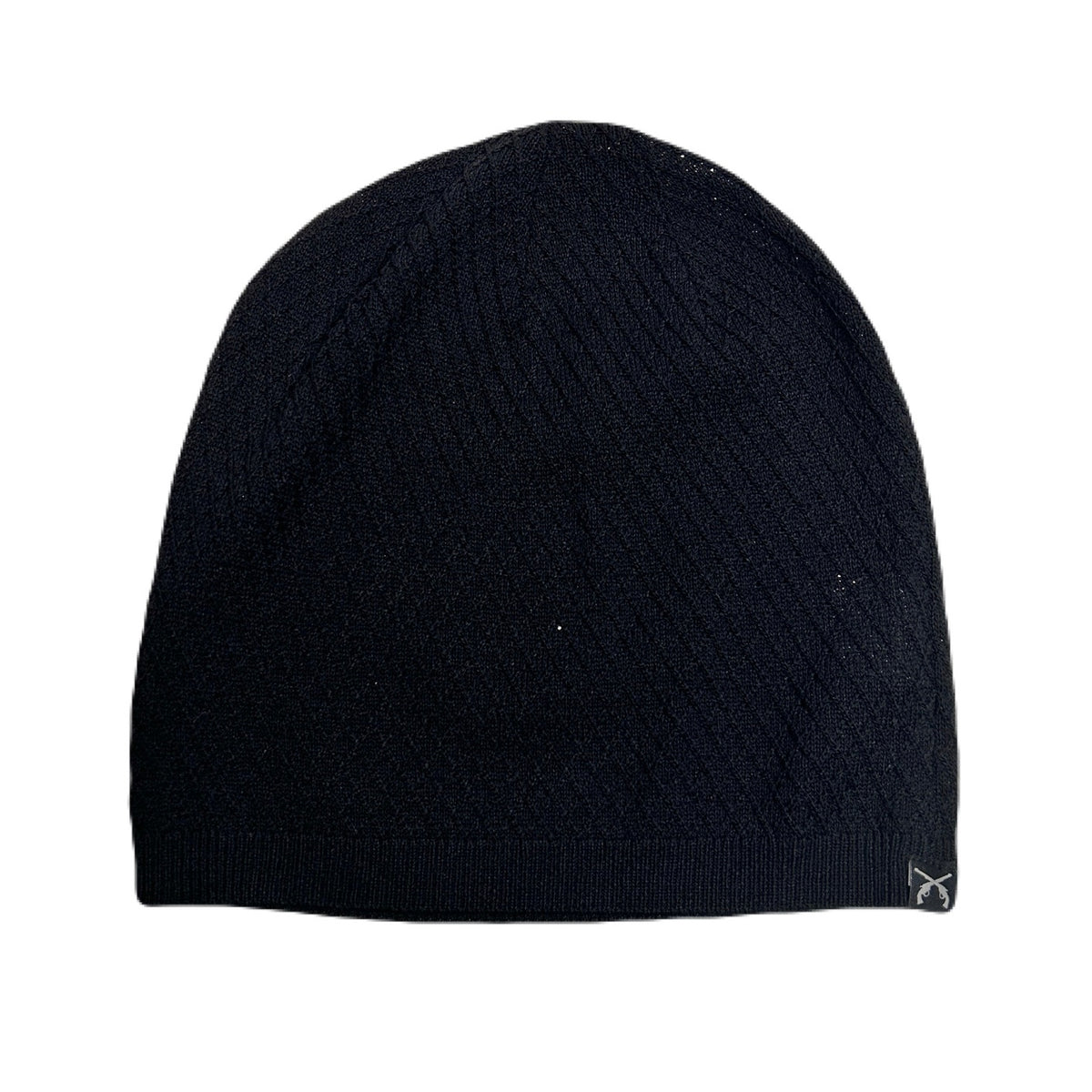 CROSSGUN CRYSTAL KNIT CAP / BLACK